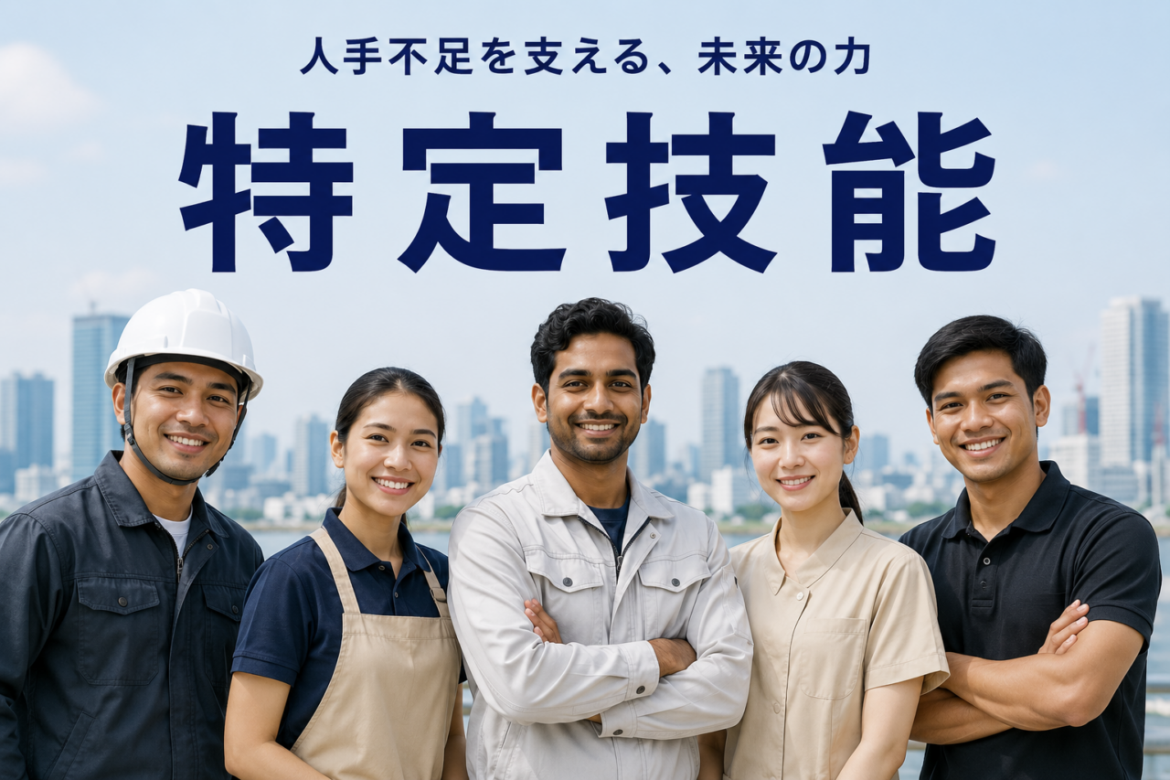 在留資格「特定技能」とは?2019年に創設された就労ビザを行政書士が解説